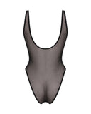 Чорне боді з глибоко відкритою спиною, вигляд ззаду — MY BLACK BODYSUIT