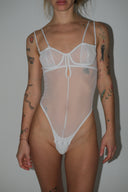 MY BODYSUIT (WHITE MESH)