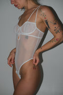 MY BODYSUIT (WHITE MESH)