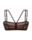 MY CHOCOLATE MESH TOP — chocolate mesh top