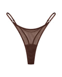 MY CHOCOLATE PANTIES — chocolate mesh thong